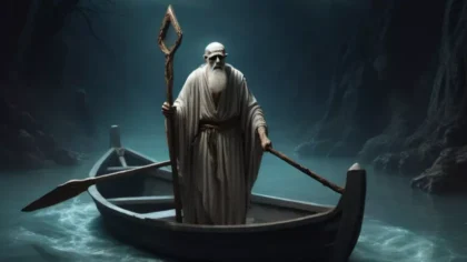 Харон – перевозчик душ умерших через реку Стикс в царство мертвых в древнегреческой мифологии